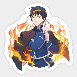 Flame Colonel Sticker